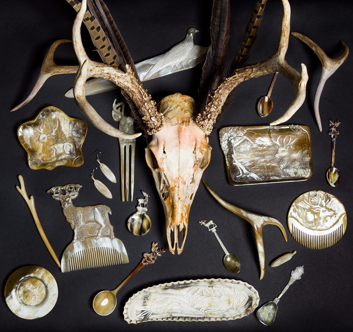 Moose Plaque Comb design by Siren Song