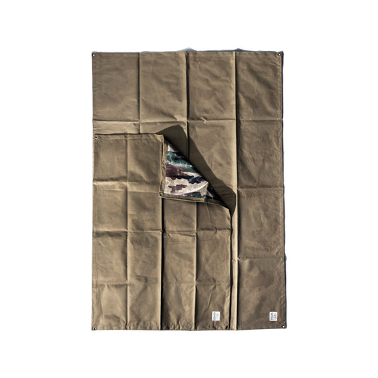 laminated fabric mat small olive design by puebco 2