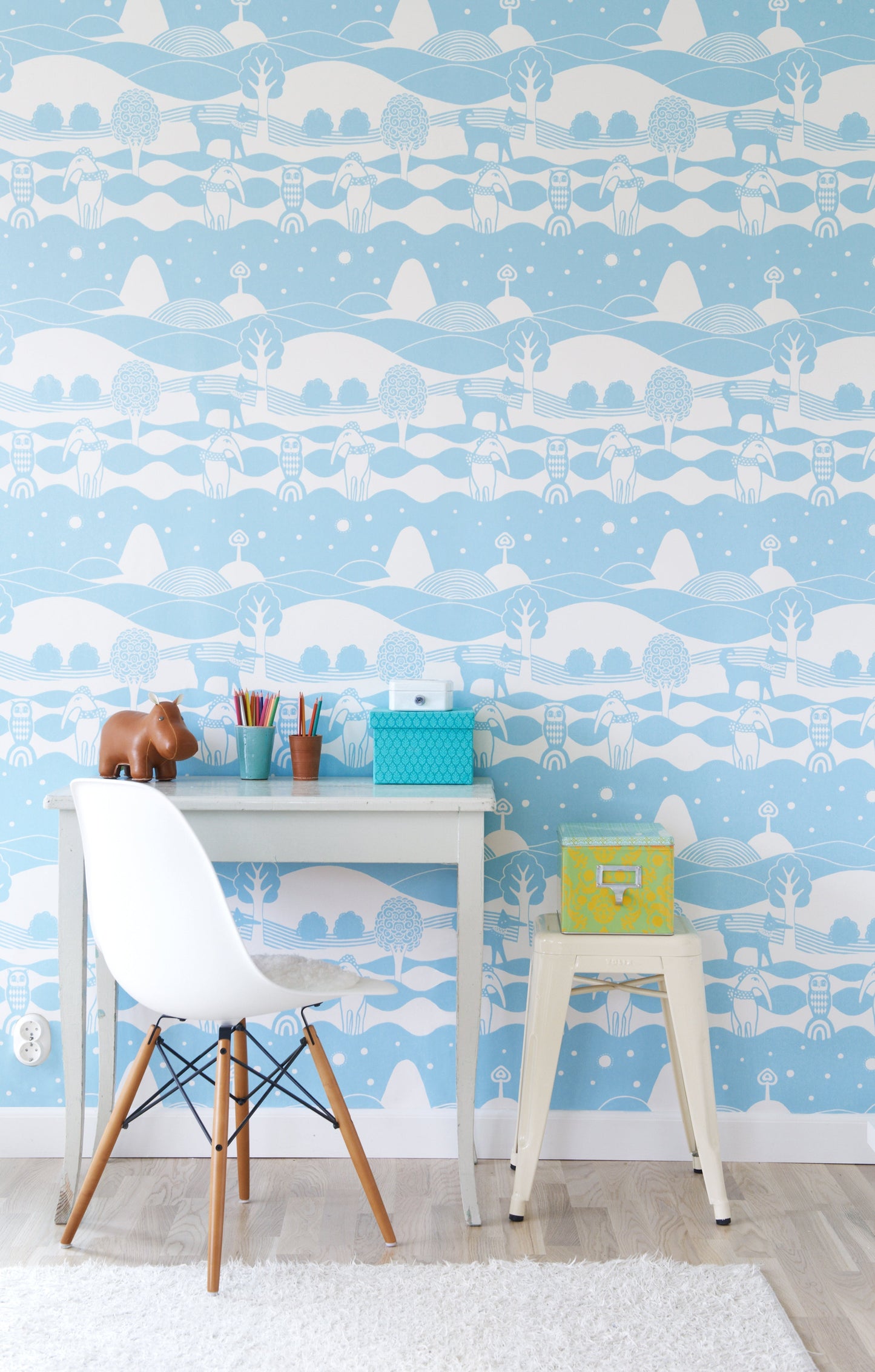 Heaven Sea & In Between Blue Wallpaper by Majvillan
