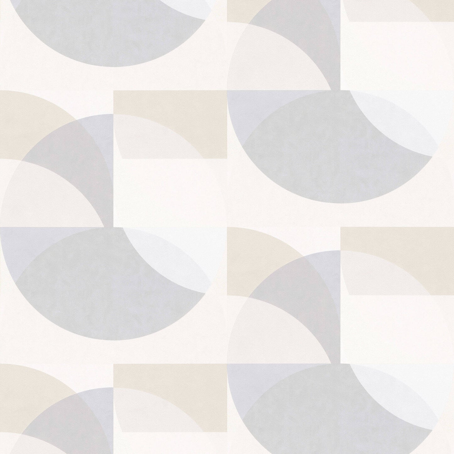 sample geometric circle graphic wallpaper in light grey beige from the elle decoration collection by galerie wallcoverings 1