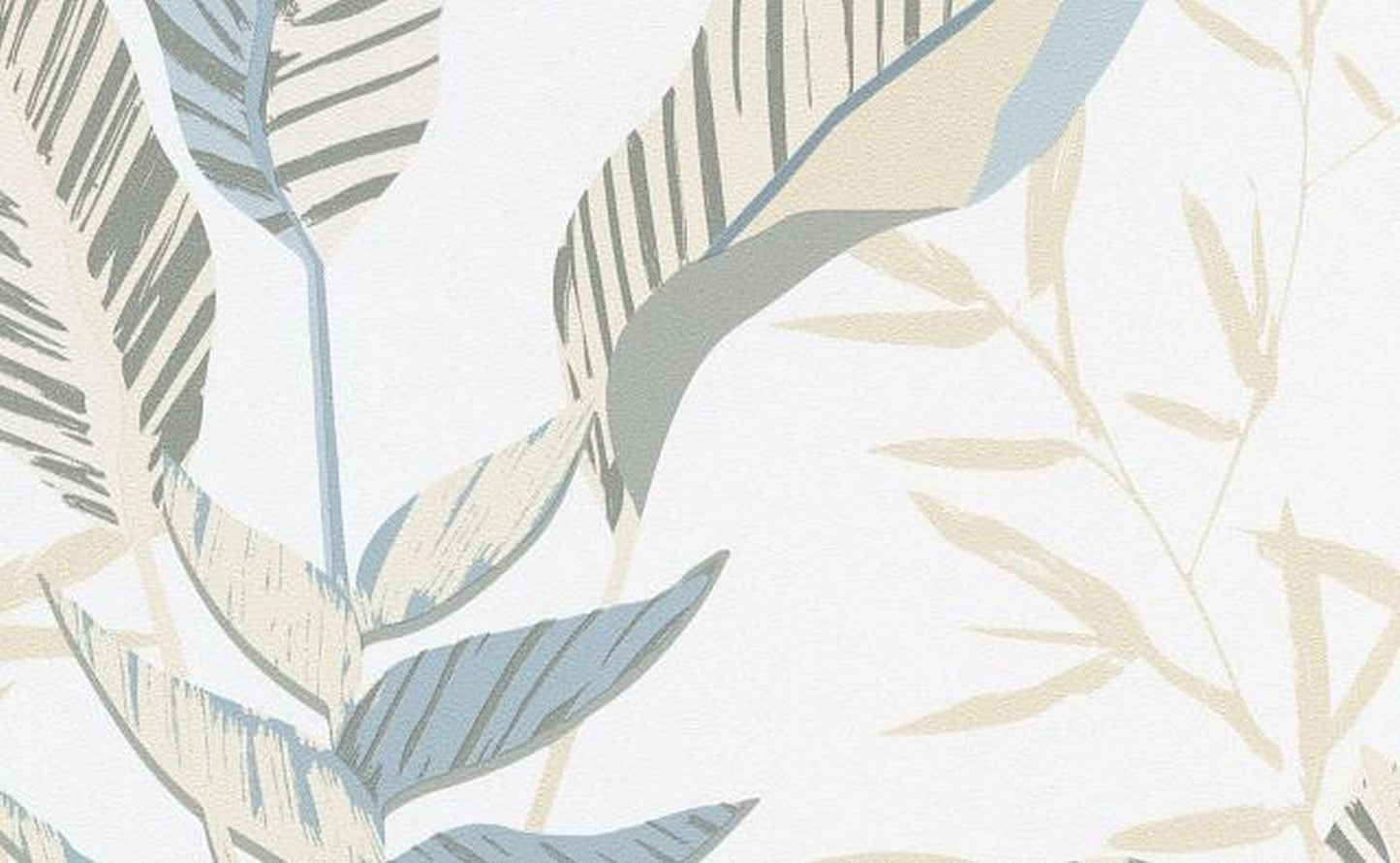 Sample Elle Decoration Floral Wallpaper in Aqua