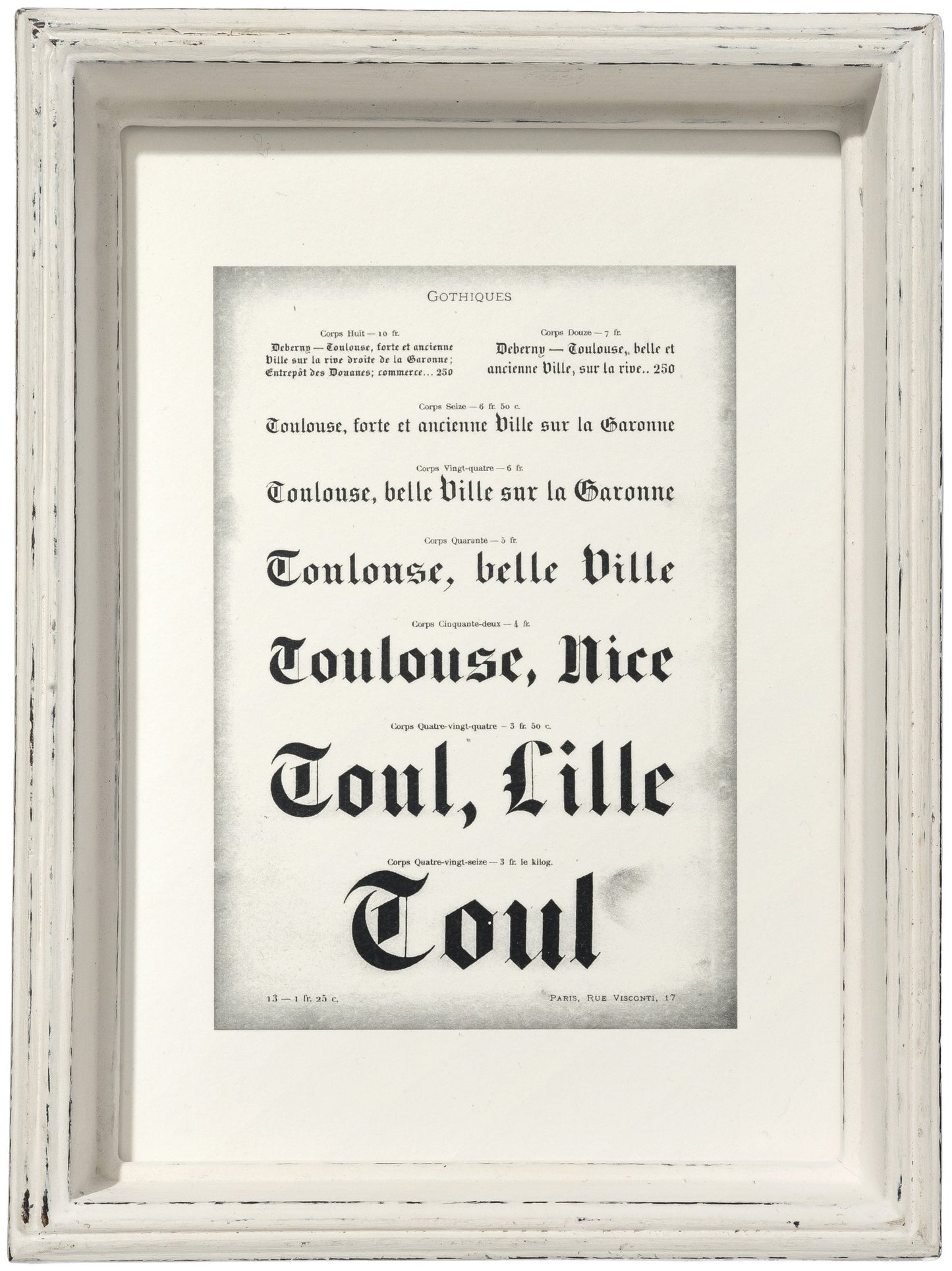 wooden white frame depth small design by puebco 2