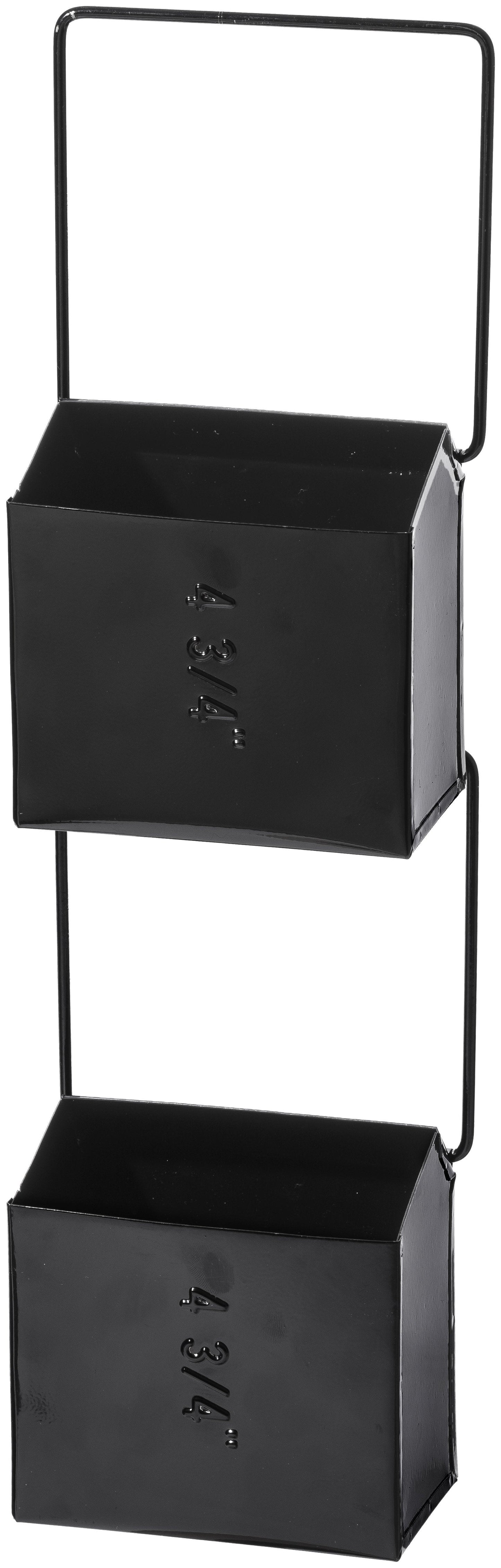 hanging tool storage box wide black design by puebco 8