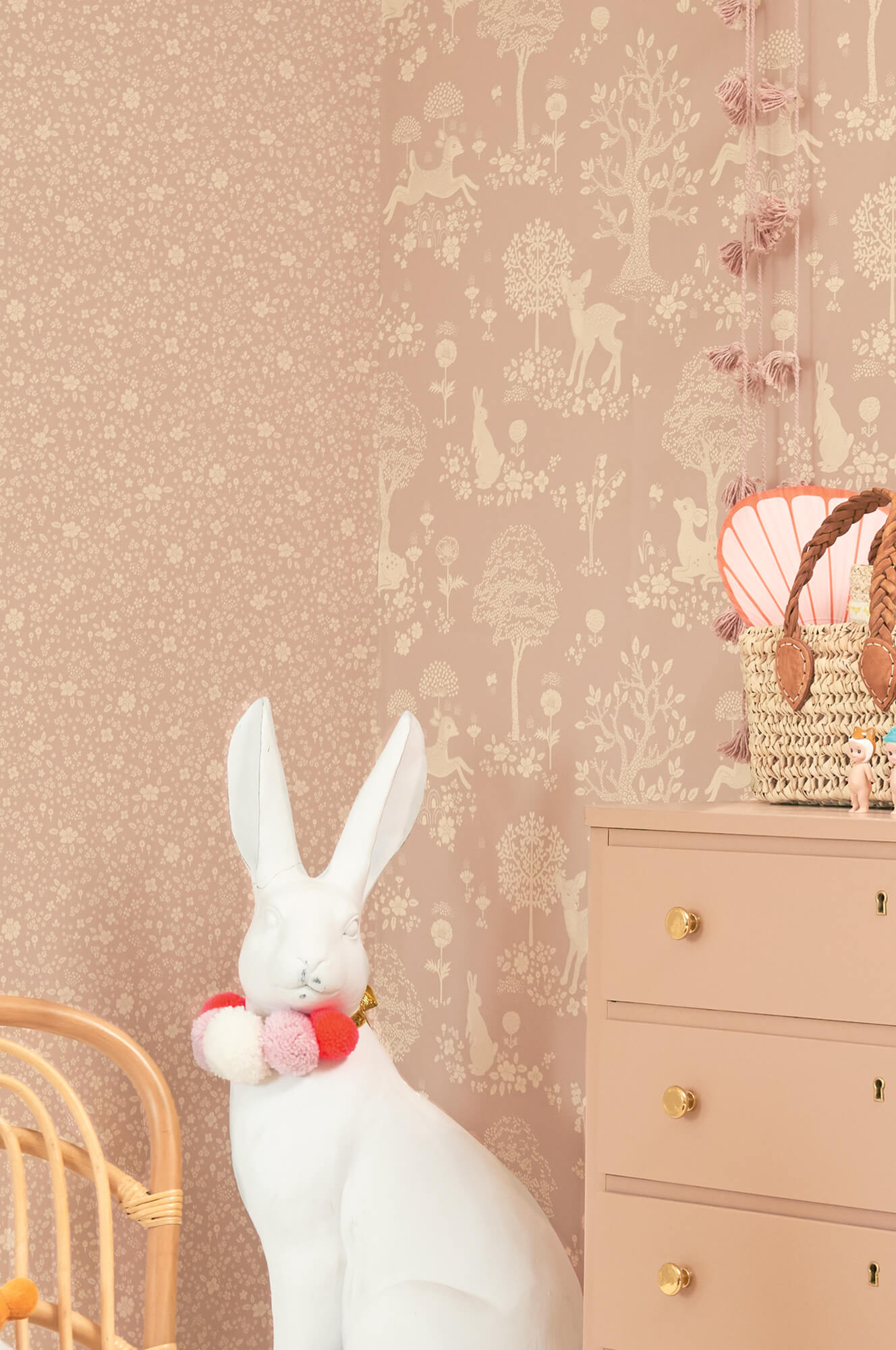 Summer Fields Wallpaper in Dreamy Lilac