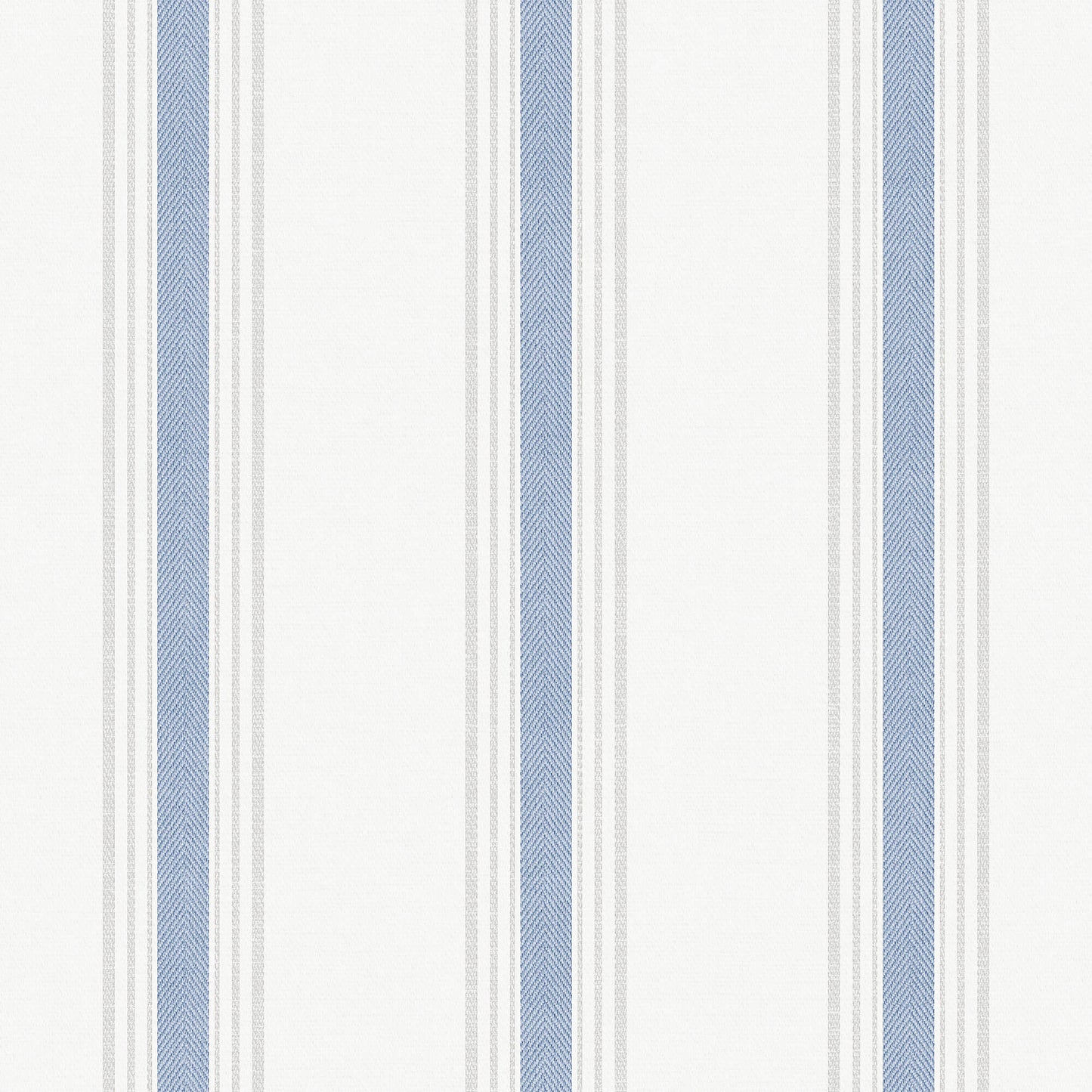 Sample Spring Blossom Stripes Wallpaper in Blue