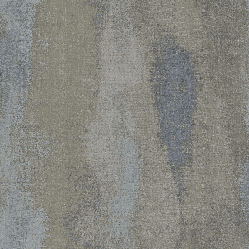 Sample Italian Style Plain Texture Wallpaper in Blue/Beige