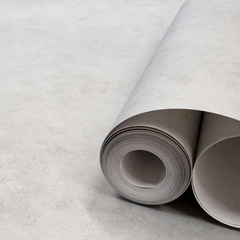 Tilia Plain Wallpaper in Stone