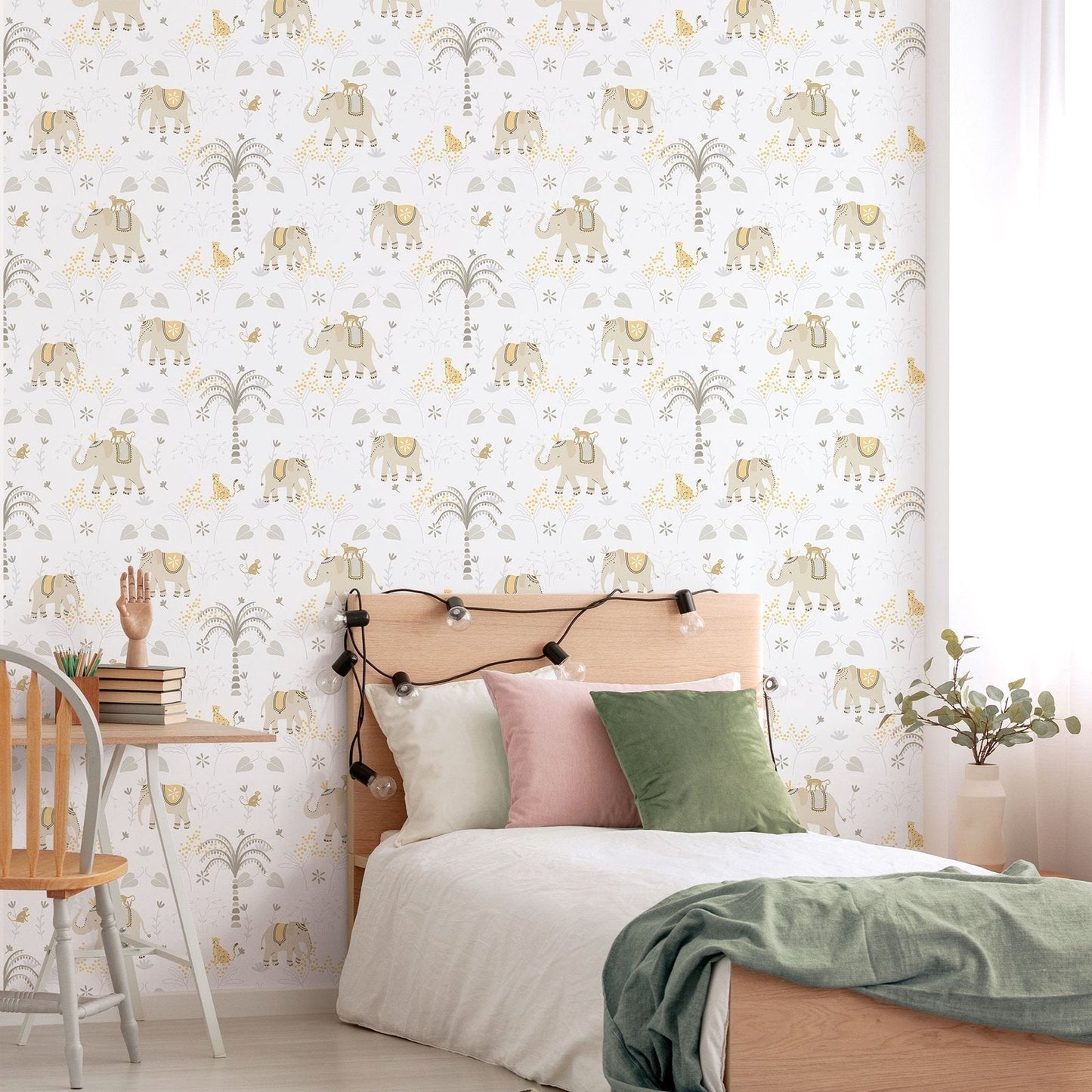 Bambino Elefun In Beige Galerie Wallcoverings 285 3 2
