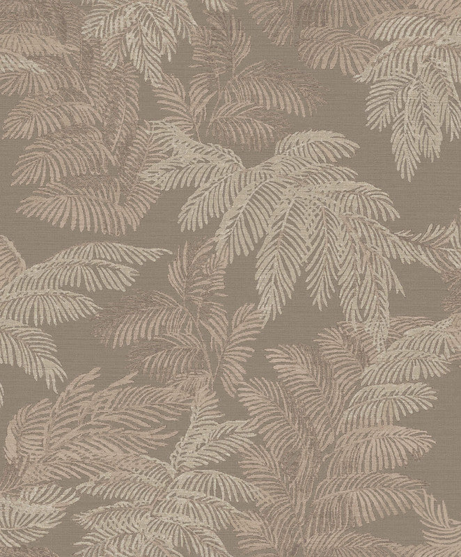 Sample Italian Style Tree Leaf Wallpaper in Red