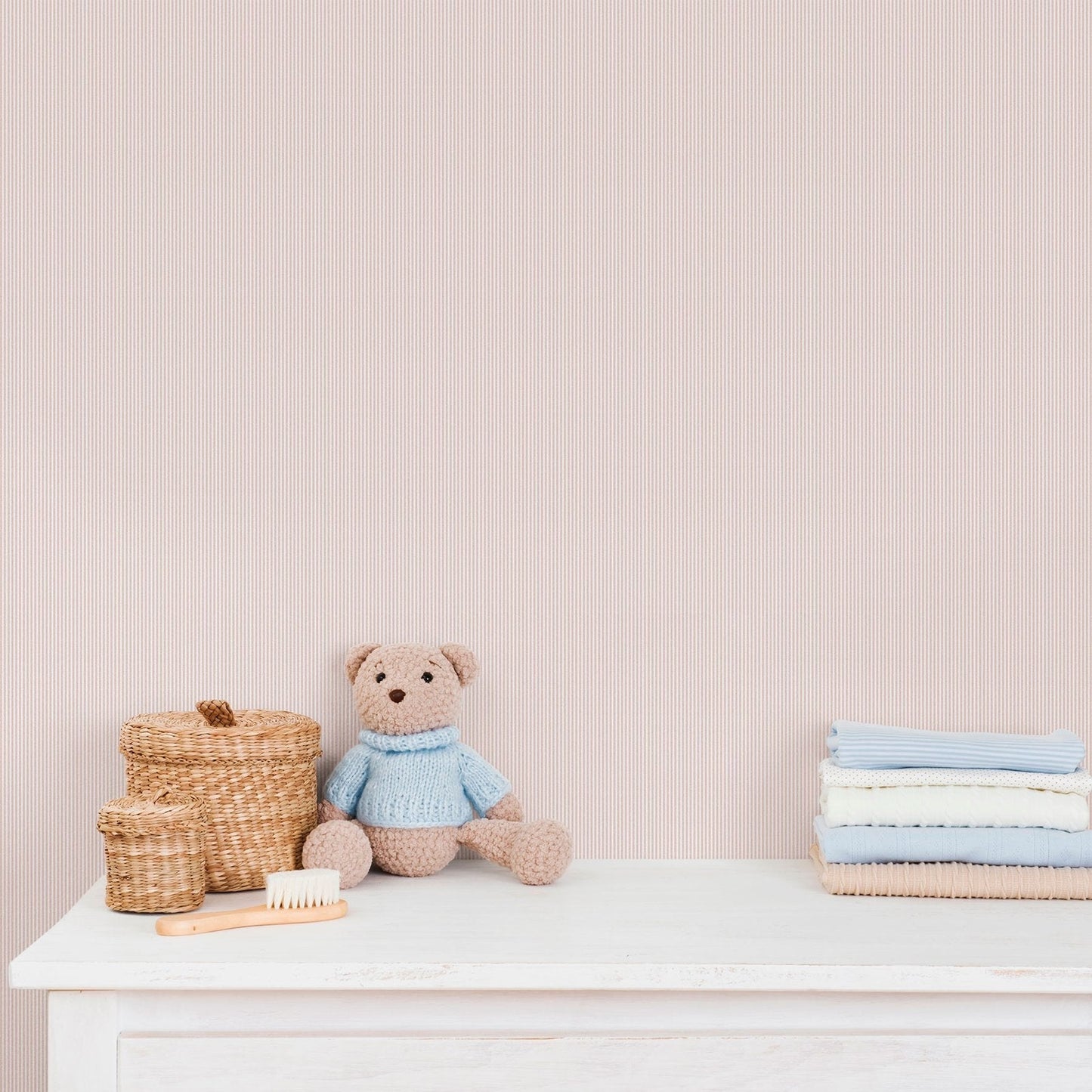 Bambino Tiny Stripes In Pink Galerie Wallcoverings 292 1 2