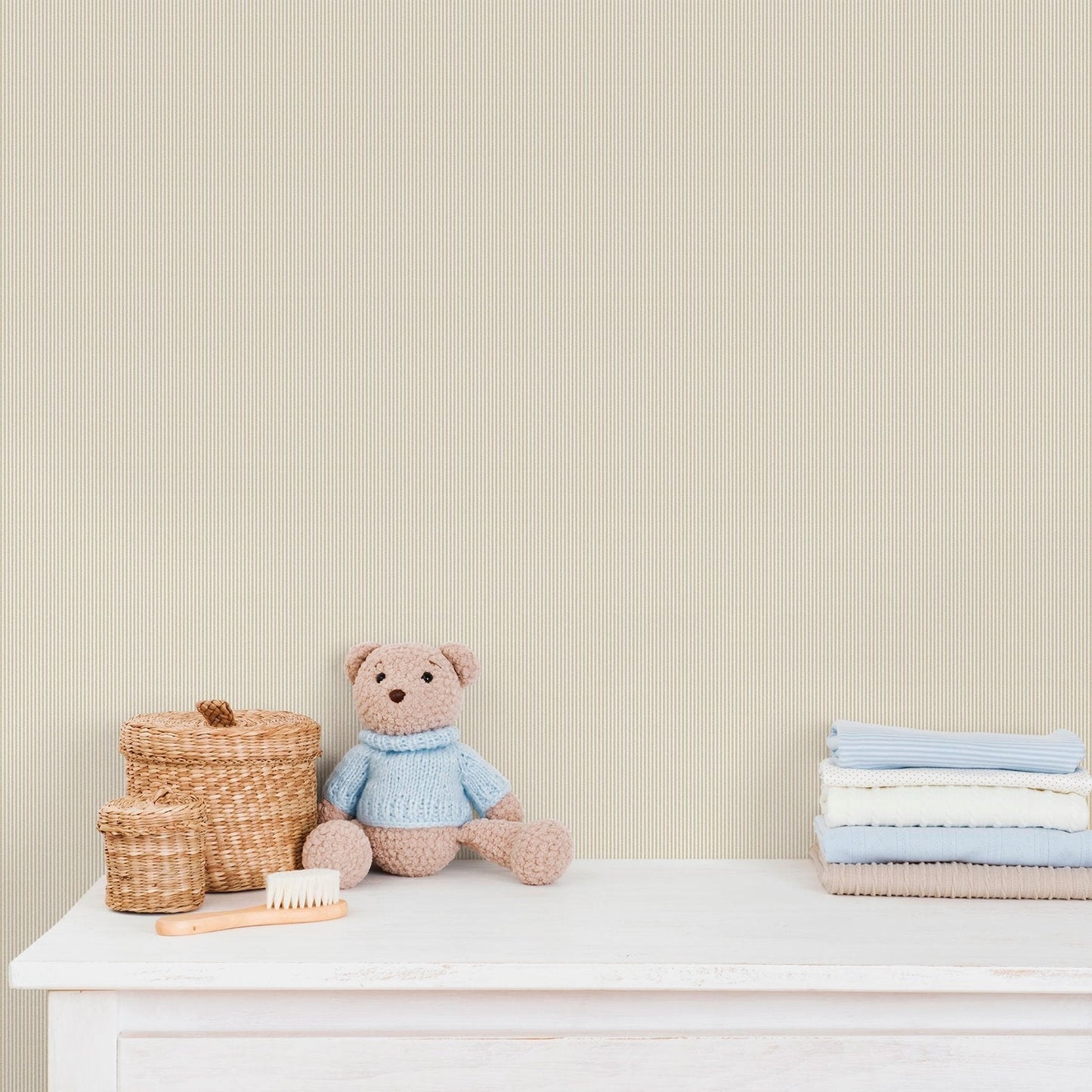 Bambino Tiny Stripes In Yellow Galerie Wallcoverings 292 5 2