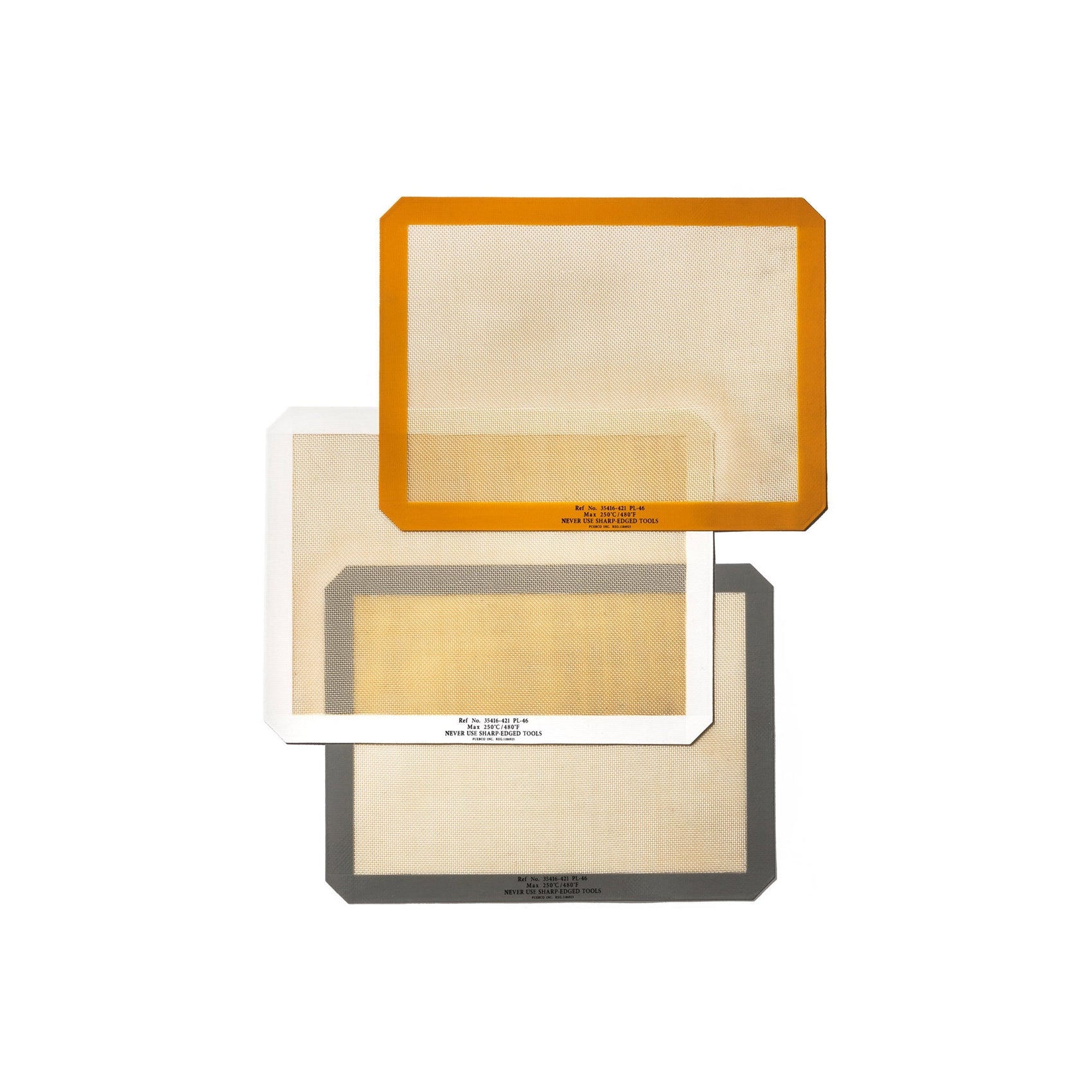 silicone placemat in yellow design by puebco 1