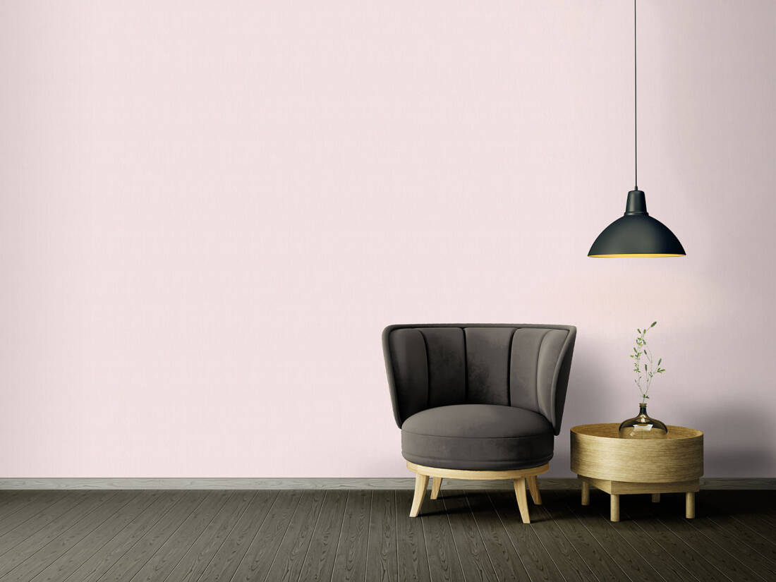 Solid Textured Wallpaper in Pink/Metallic