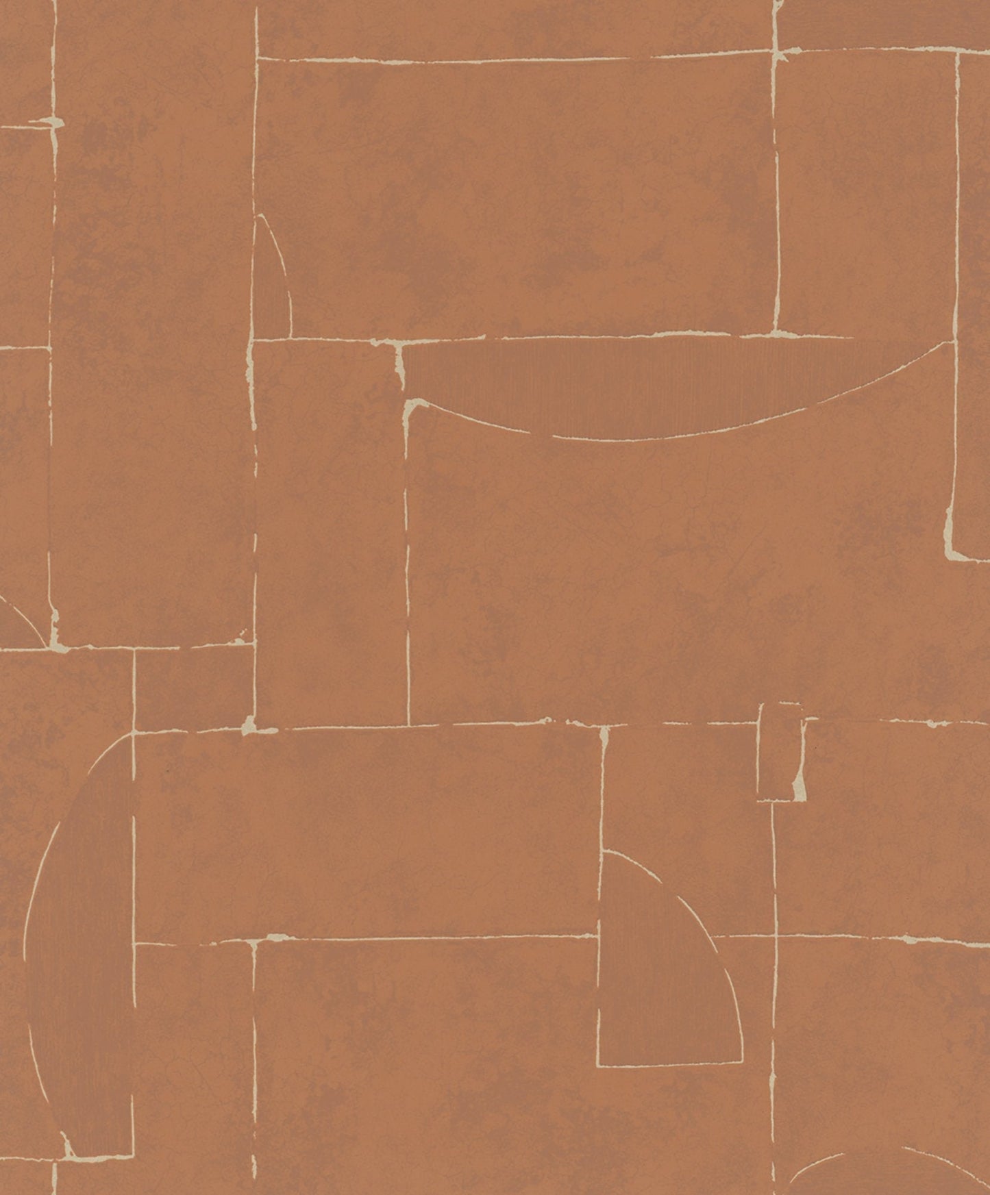 Sample Terra Graphic Tile Brick Stone Wallpaper In Red Orange Gw 34605 1