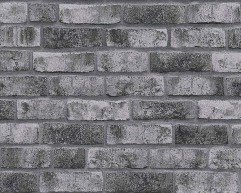 Sample Brick Wallpaper in Grey
