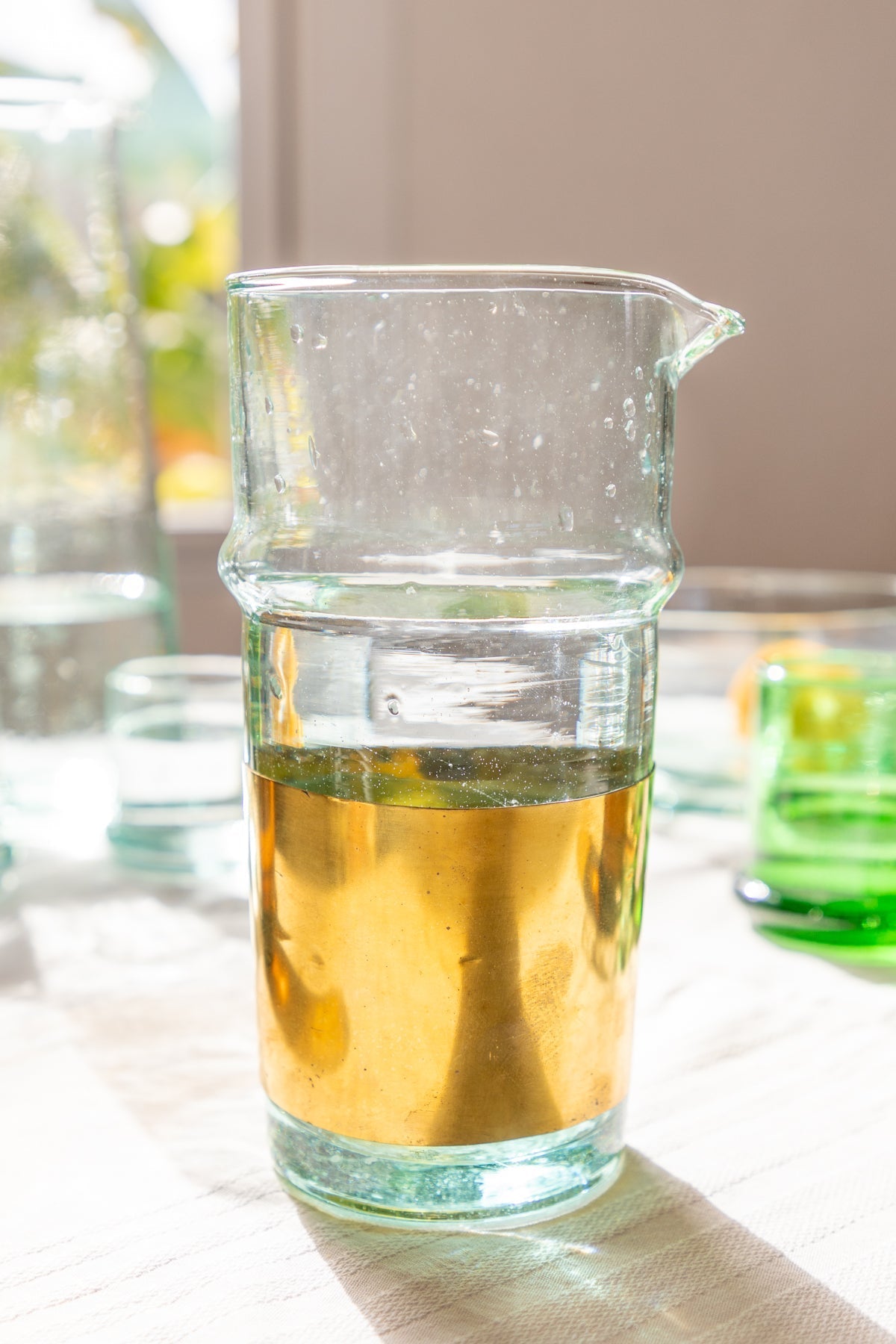 Beldi Carafe With Gold Ring 4