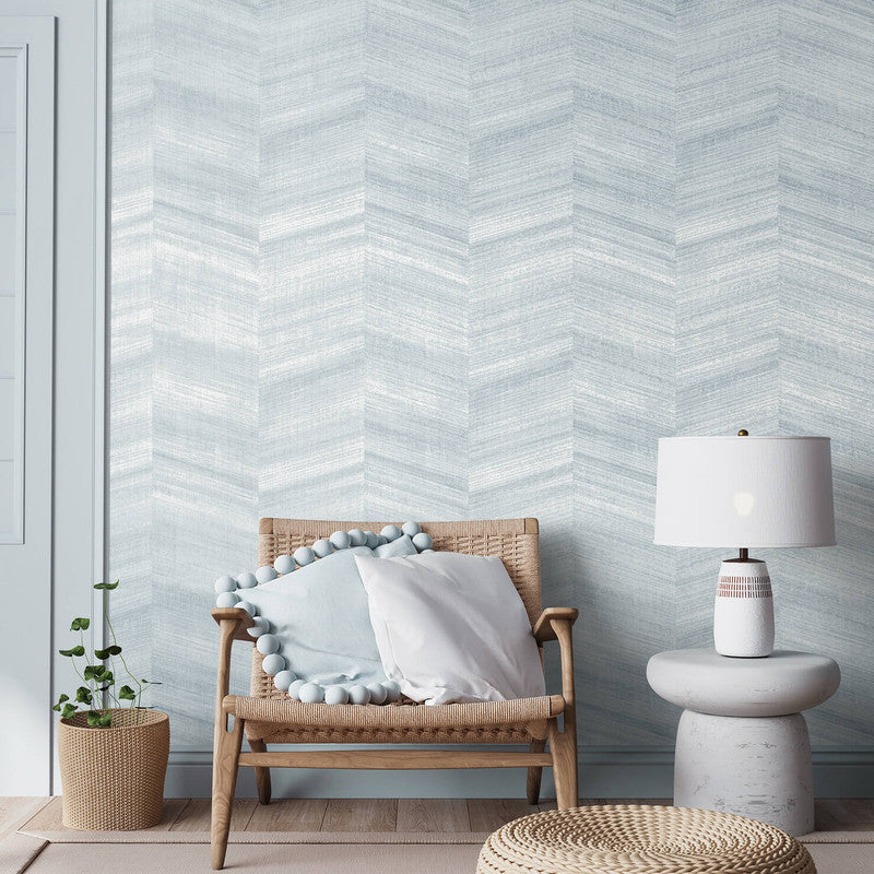 Vetro Dew Drops Wallpaper in Poppy Seed