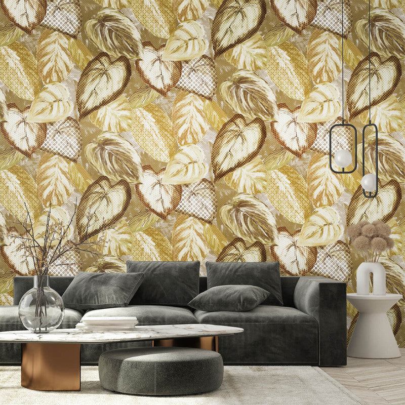 Vita Ficus Wallpaper in Curry