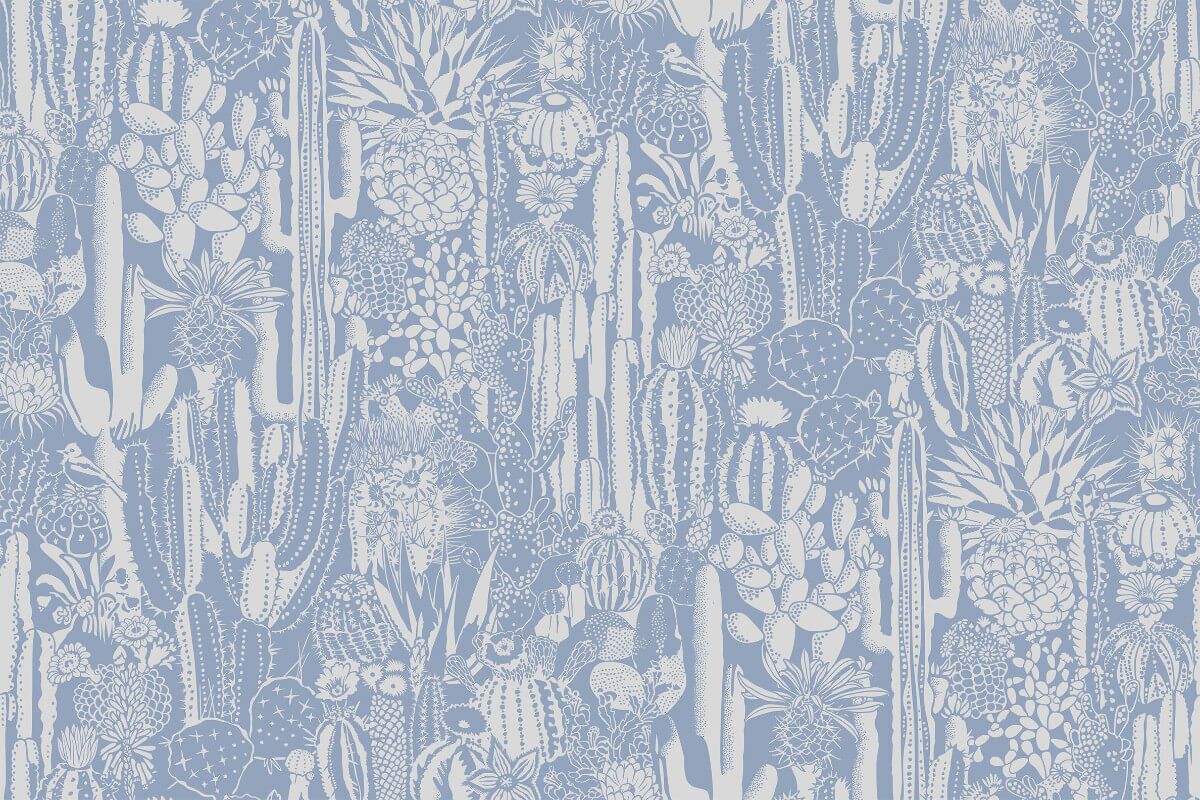 cactus spirit wallpaper in peri by aimee wilder 2