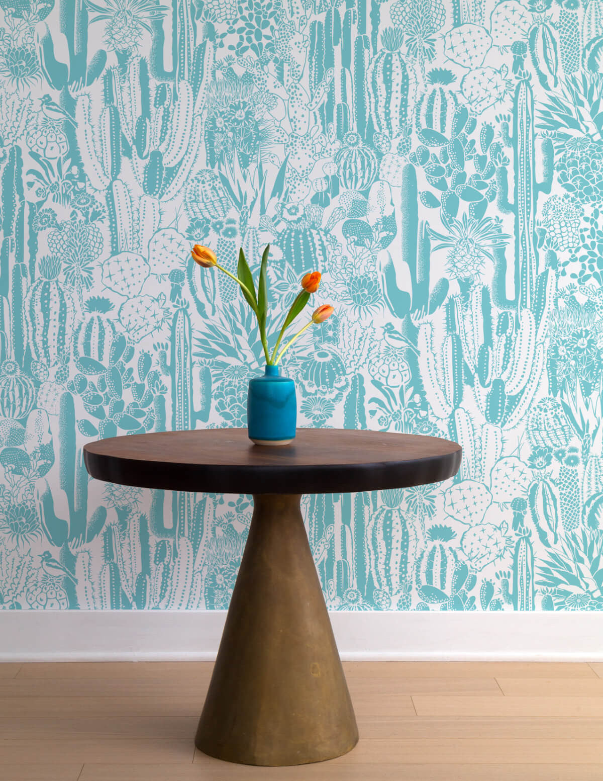 Sample Cactus Spirit Wallpaper in Tequila design by Aimee Wilder