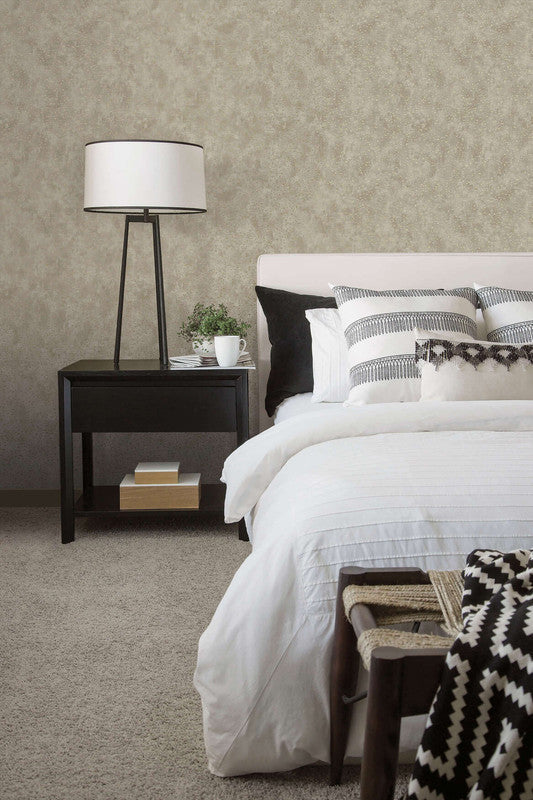 Spot Abstract Wallpaper in Gold/Bronze