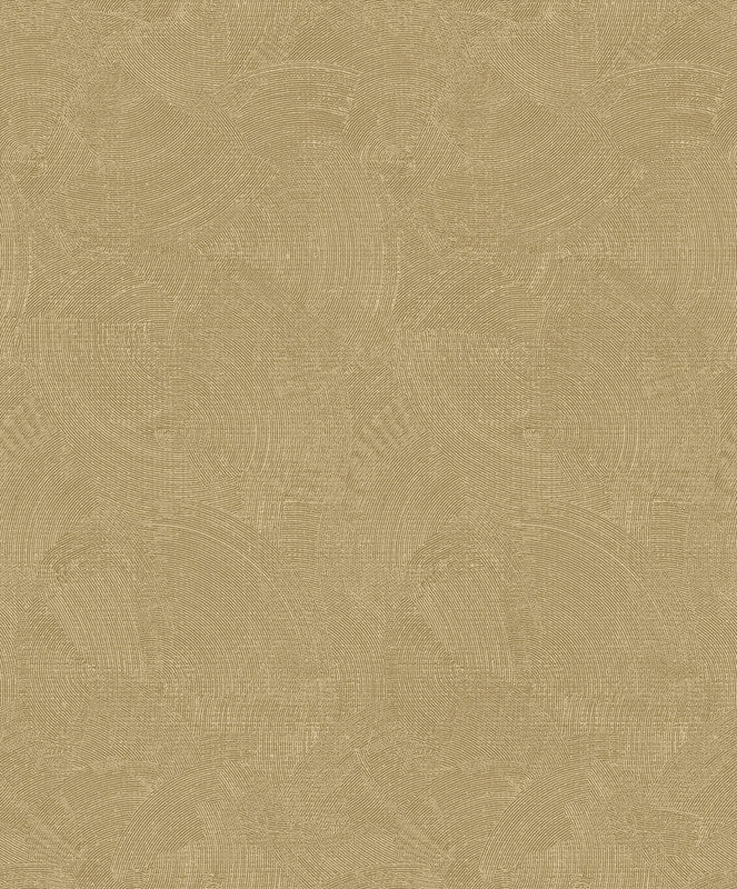 Sample Plaster Fan Wallpaper in Gold