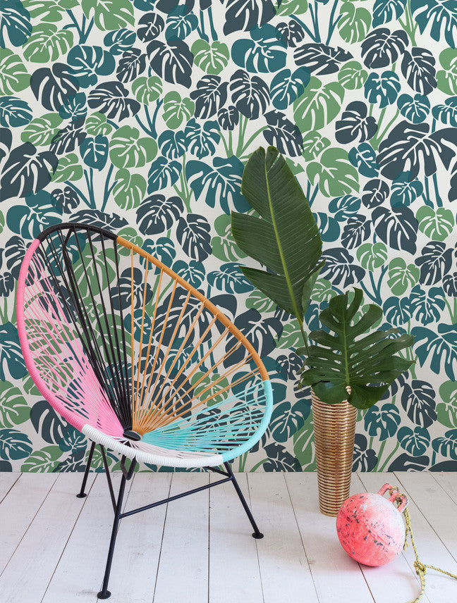 Sample Deliciosa Wallpaper in Rainforest design by Aimee Wilder