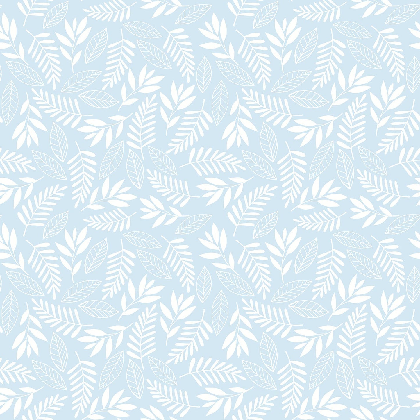 sample koala leaf light blue wallpaper from the tiny tots 2 collection by galerie wallcoverings 1