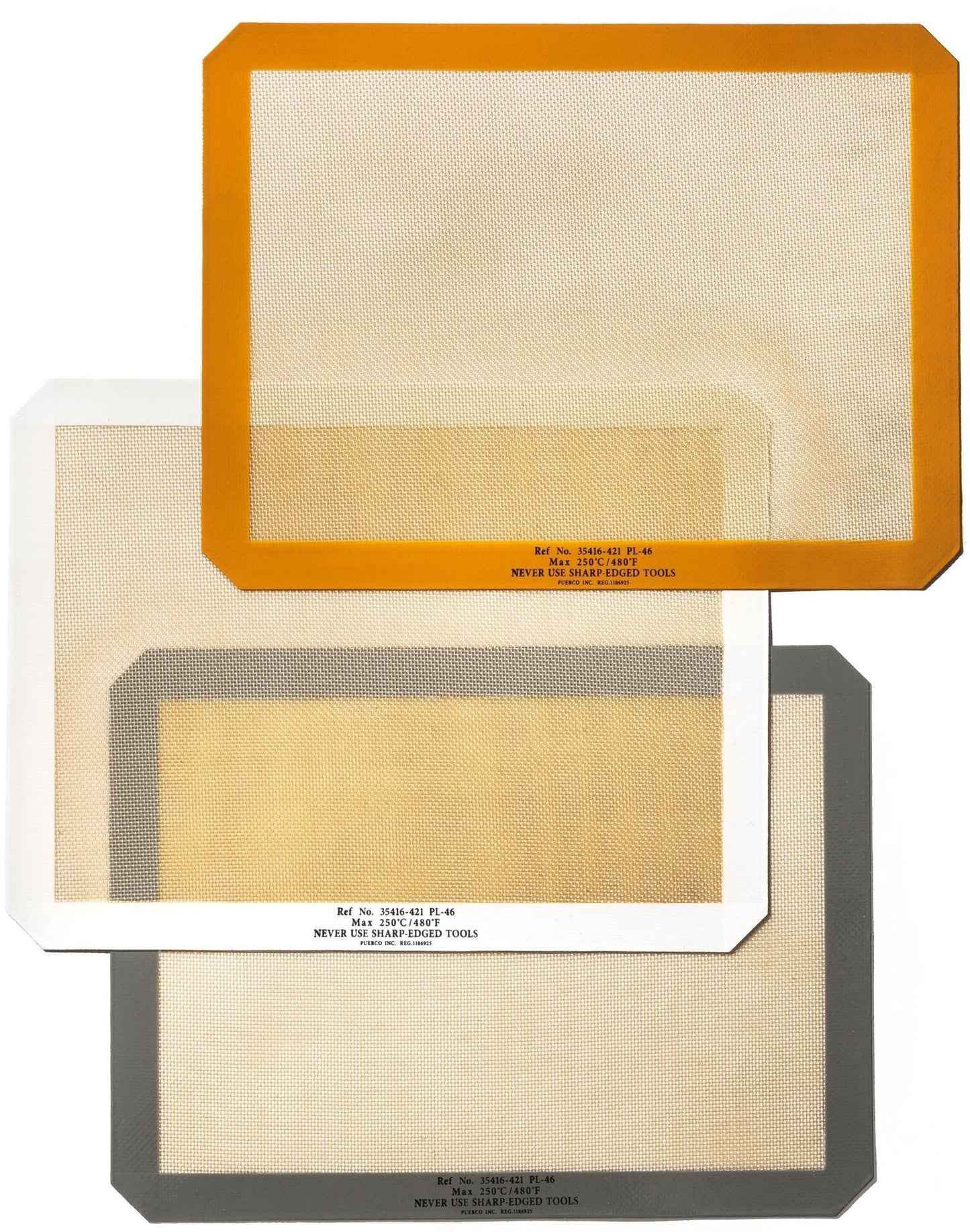 silicone placemat in yellow design by puebco 3