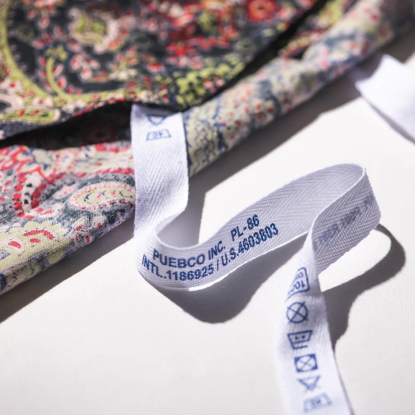 Hand Printed Paisley Adult Apron