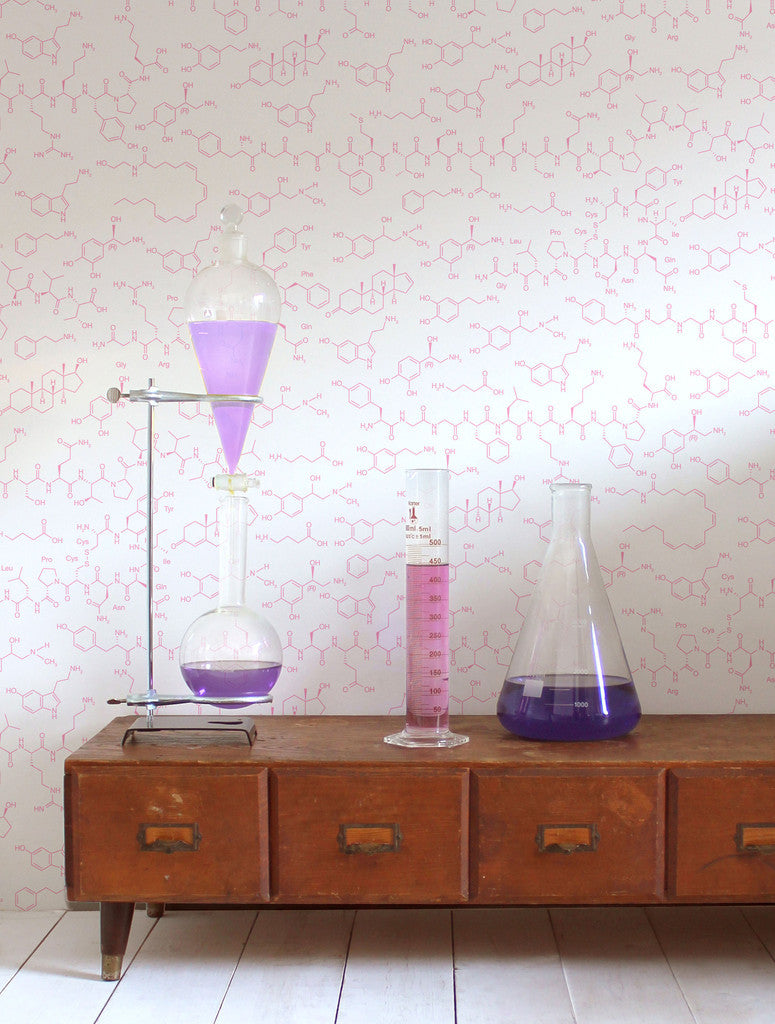 Sample Love Molecules Wallpaper in Charm design by Aimee Wilder