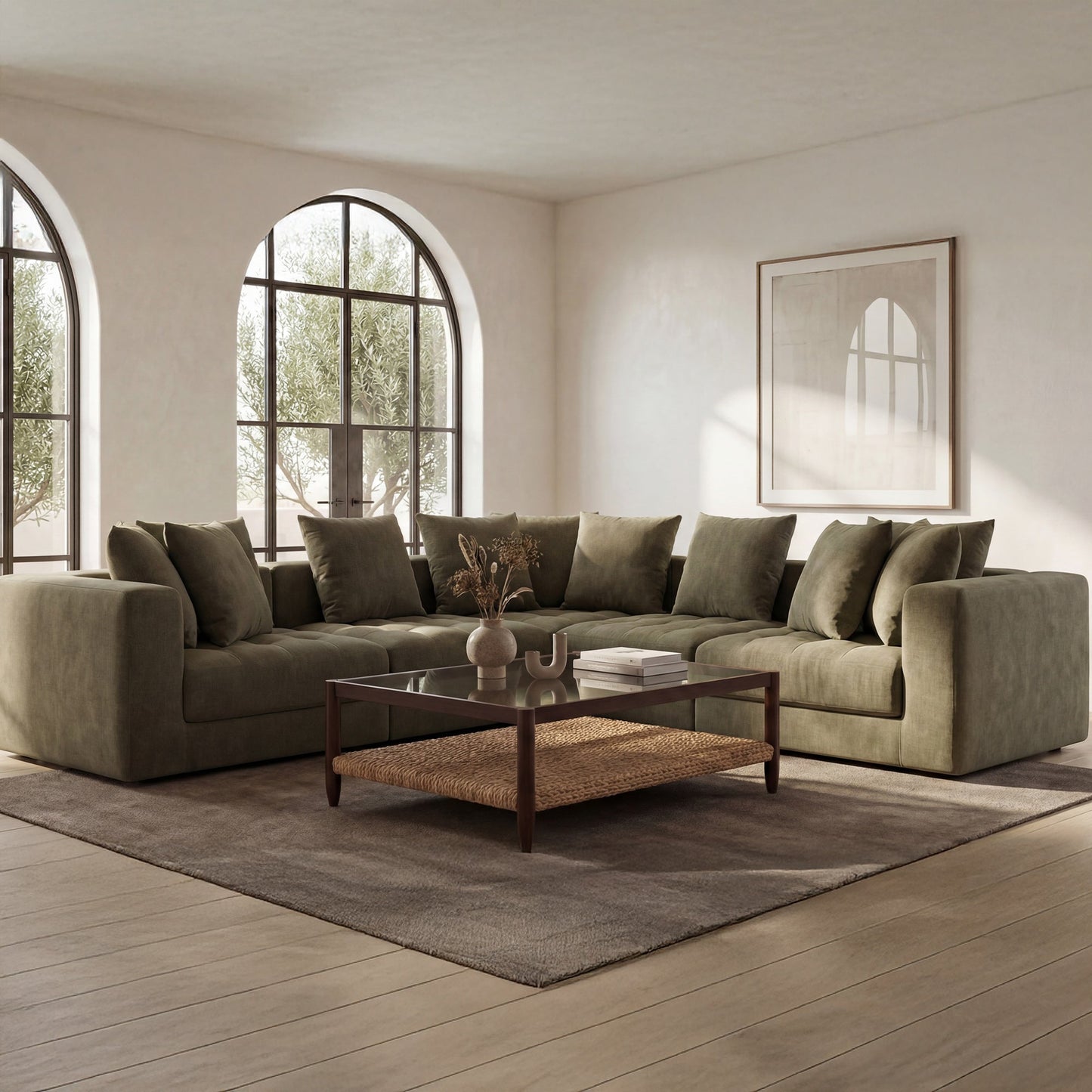 Davie Classic L Modular Sectional Moes Home Collection Mhc Oa 1133 09 4