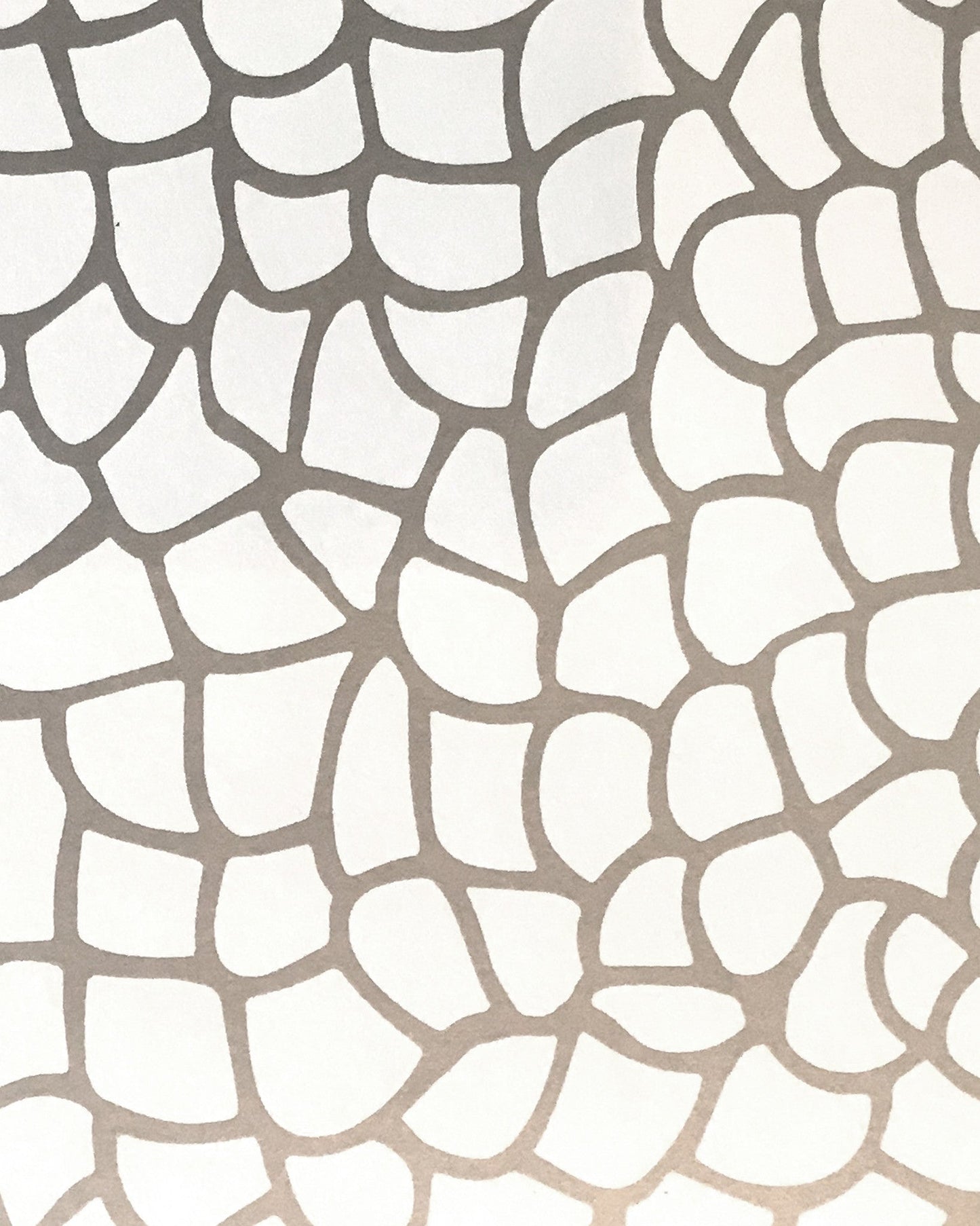sample peel wallpaper in silver design by jill malek 1