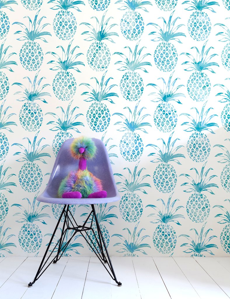 Pina Pintada Wallpaper in Island design by Aimee Wilder