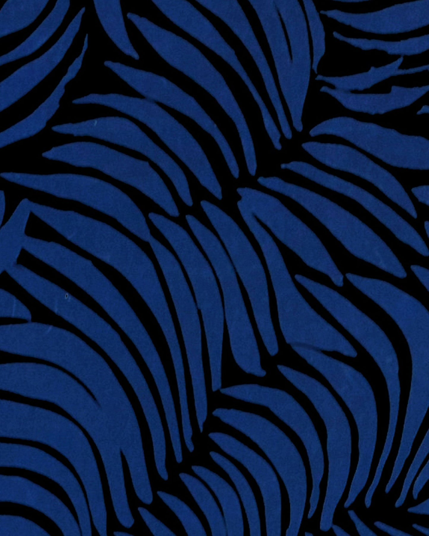 sample plume wallpaper in midnight design by jill malek 1
