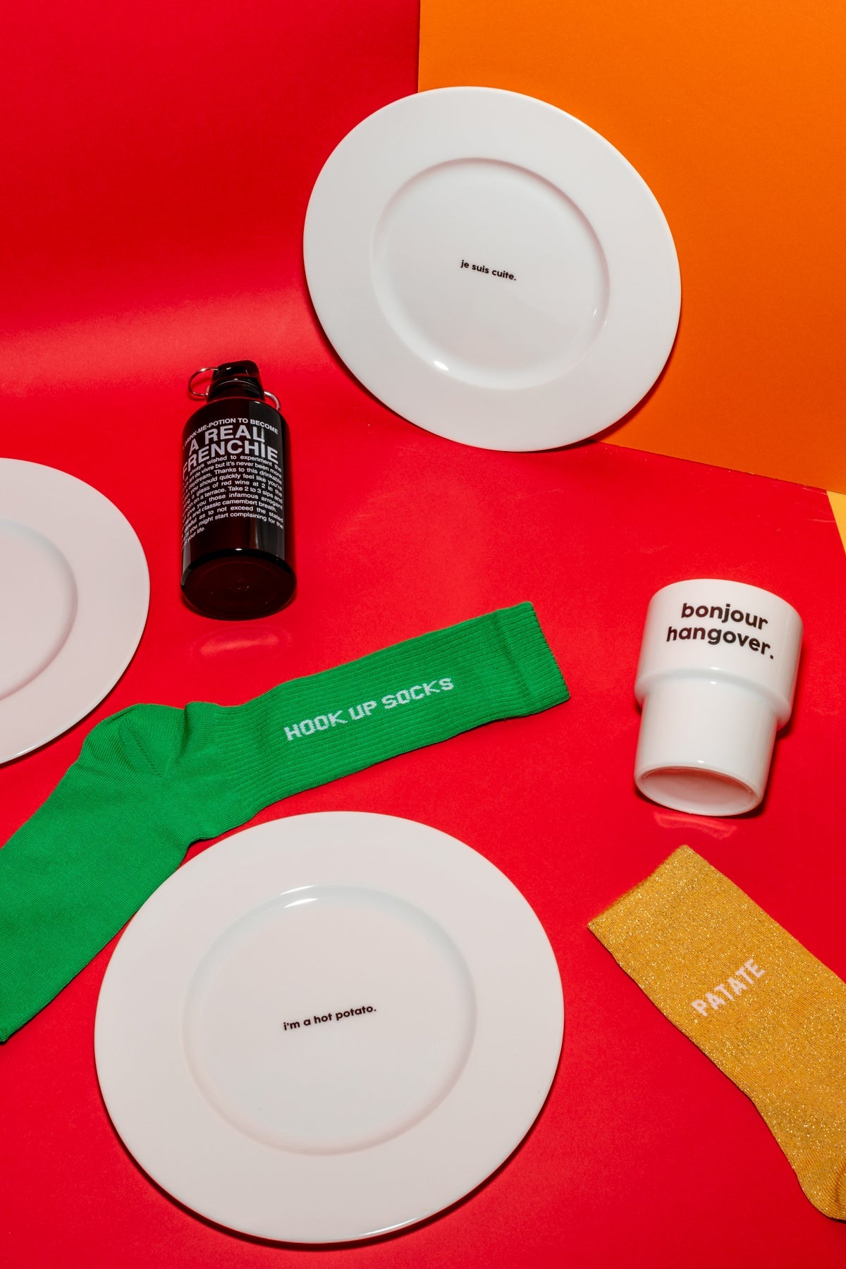 Set Of 5 Full Of Myyself Flat Plates By Felicie Aussi 5Asspful 3