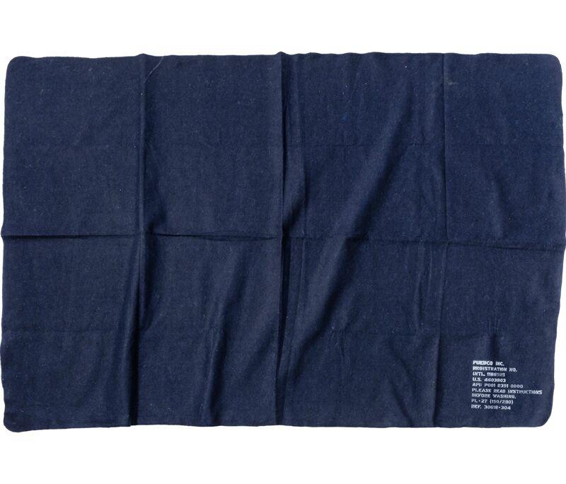 felted blanket navy blue design by puebco 4
