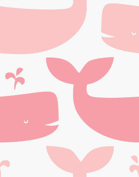 Whales Wallpaper in Bloom design by Aimee Wilder