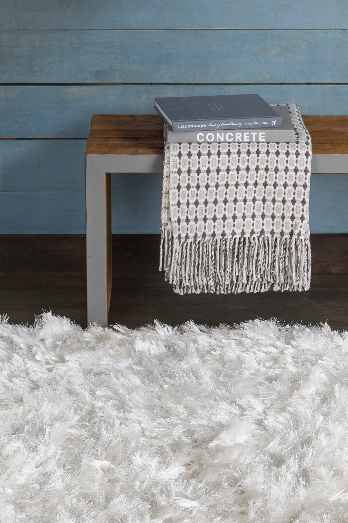Diano Hand Woven Shag Dia 29501 Rug Chandra Rugs 7