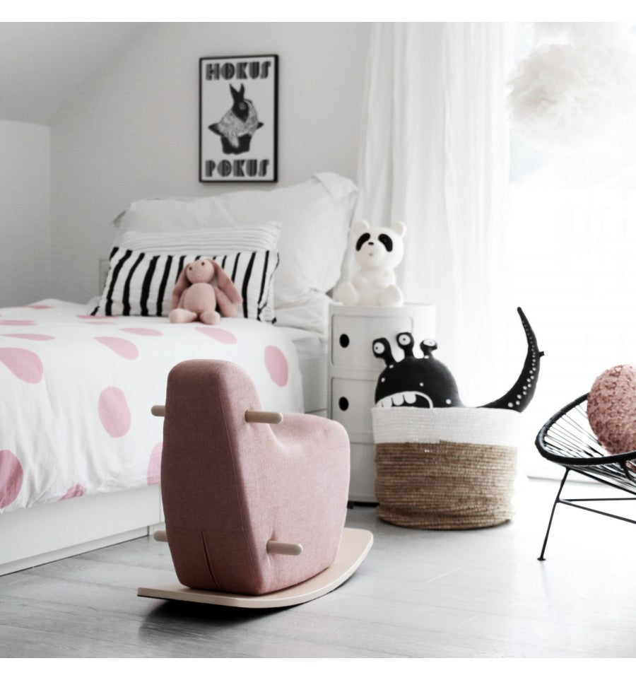 toddler rocking horse in pink 2