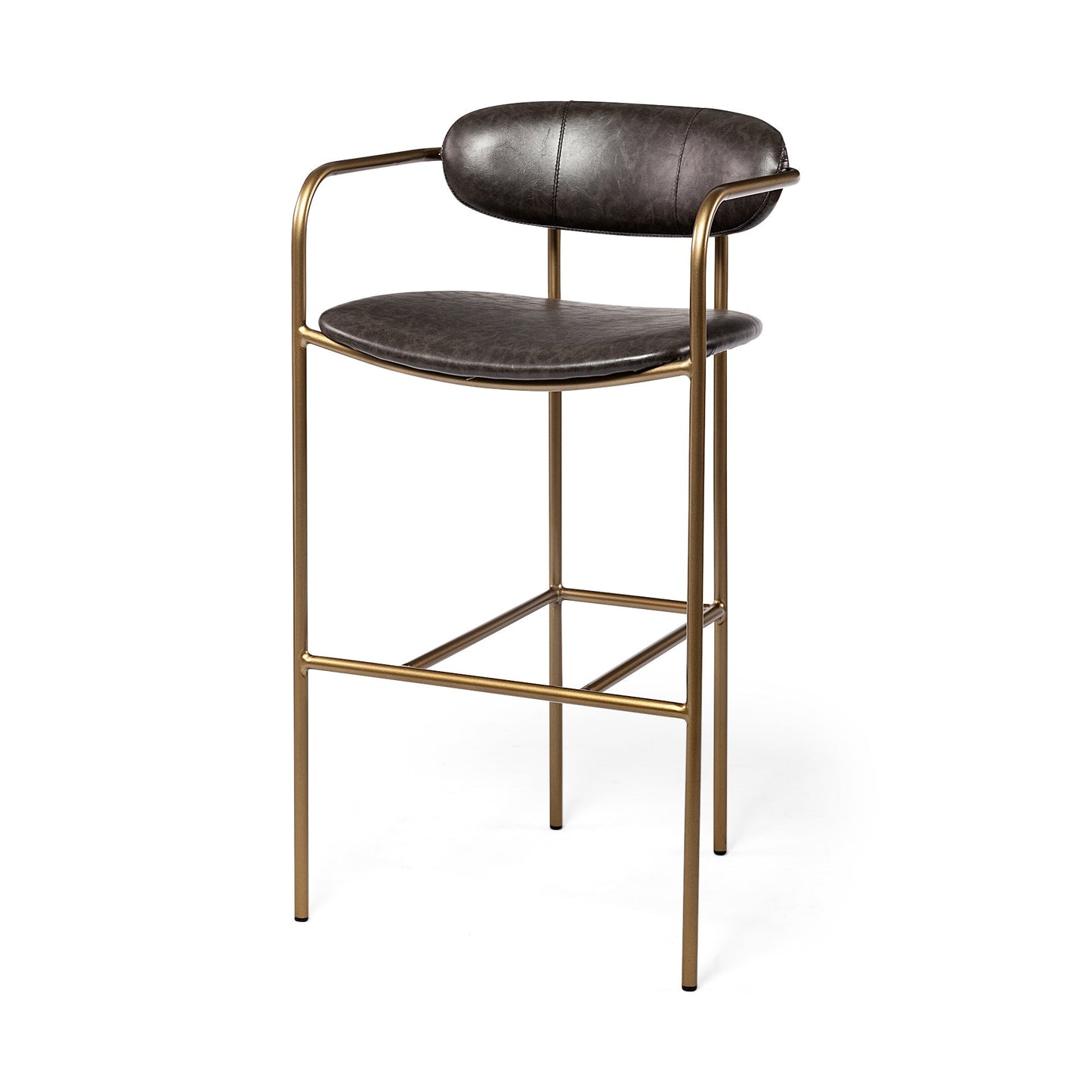 Parker Leather Seat Bar Counter Stool Mercana Mer 70780 3