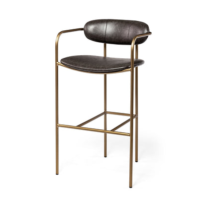 Parker Leather Seat Bar Counter Stool Mercana Mer 70780 3
