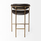 Parker Leather Seat Bar Counter Stool Mercana Mer 70780 11