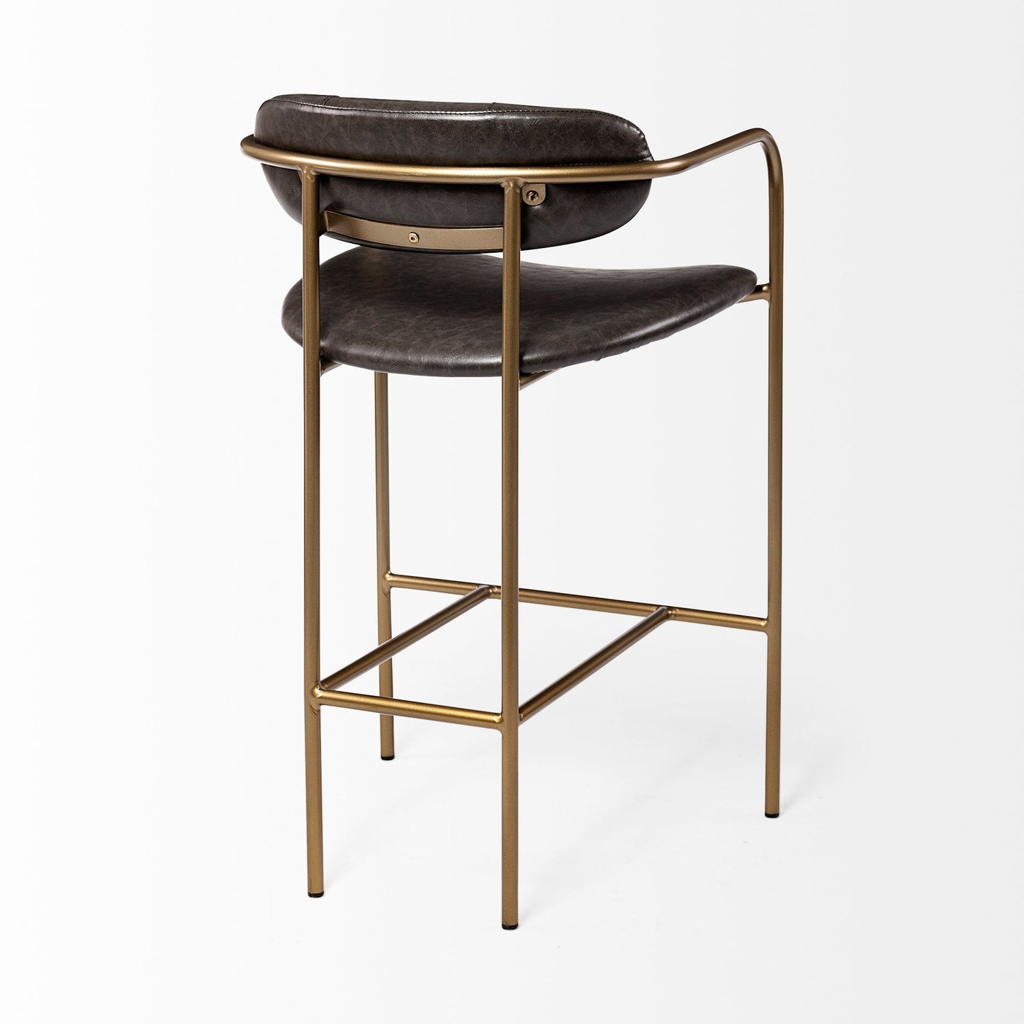 Parker Leather Seat Bar Counter Stool Mercana Mer 70780 14