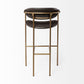 Parker Leather Seat Bar Counter Stool Mercana Mer 70780 12