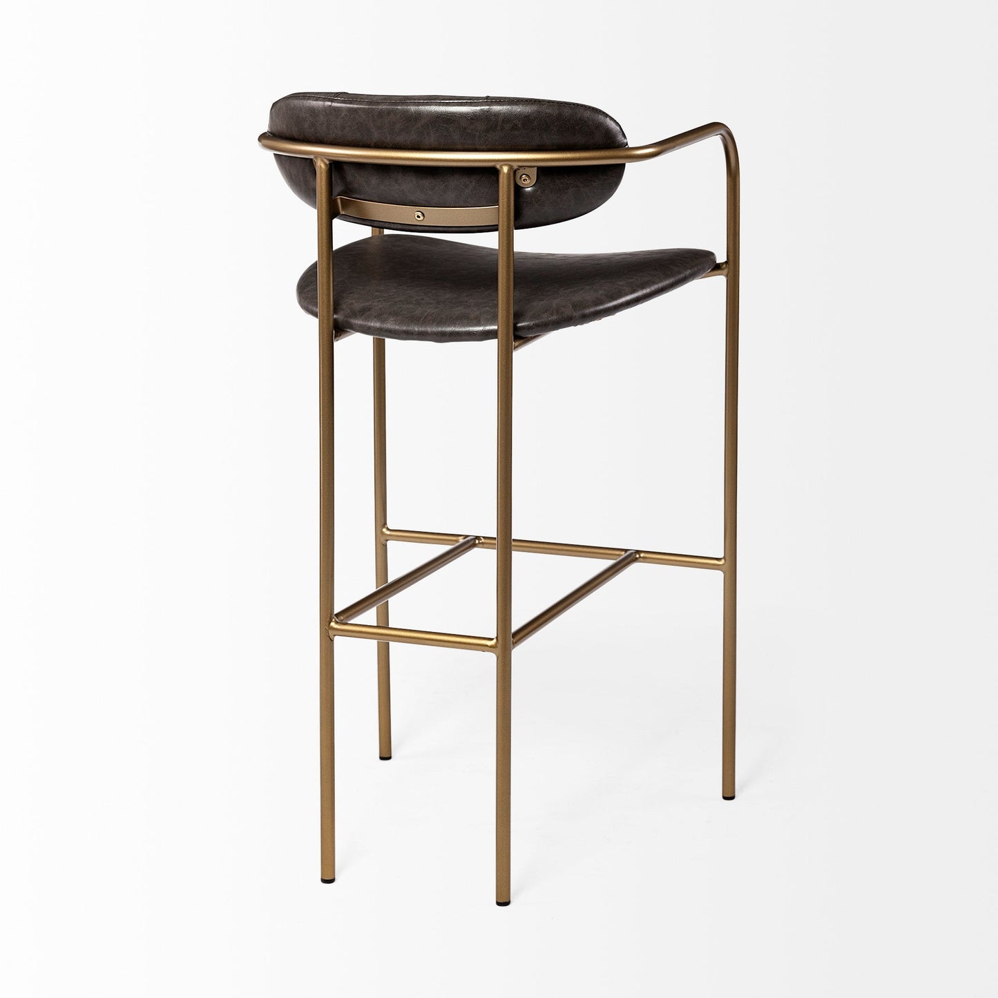 Parker Leather Seat Bar Counter Stool Mercana Mer 70780 15