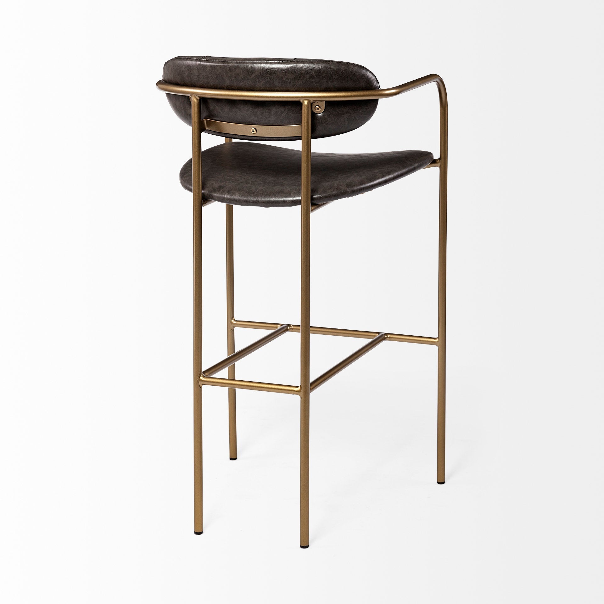 Parker Leather Seat Bar Counter Stool Mercana Mer 70780 15