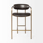 Parker Leather Seat Bar Counter Stool Mercana Mer 70780 5