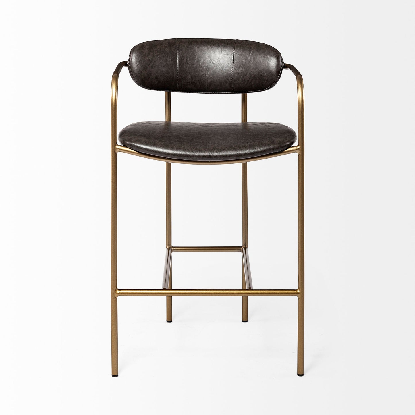 Parker Leather Seat Bar Counter Stool Mercana Mer 70780 5