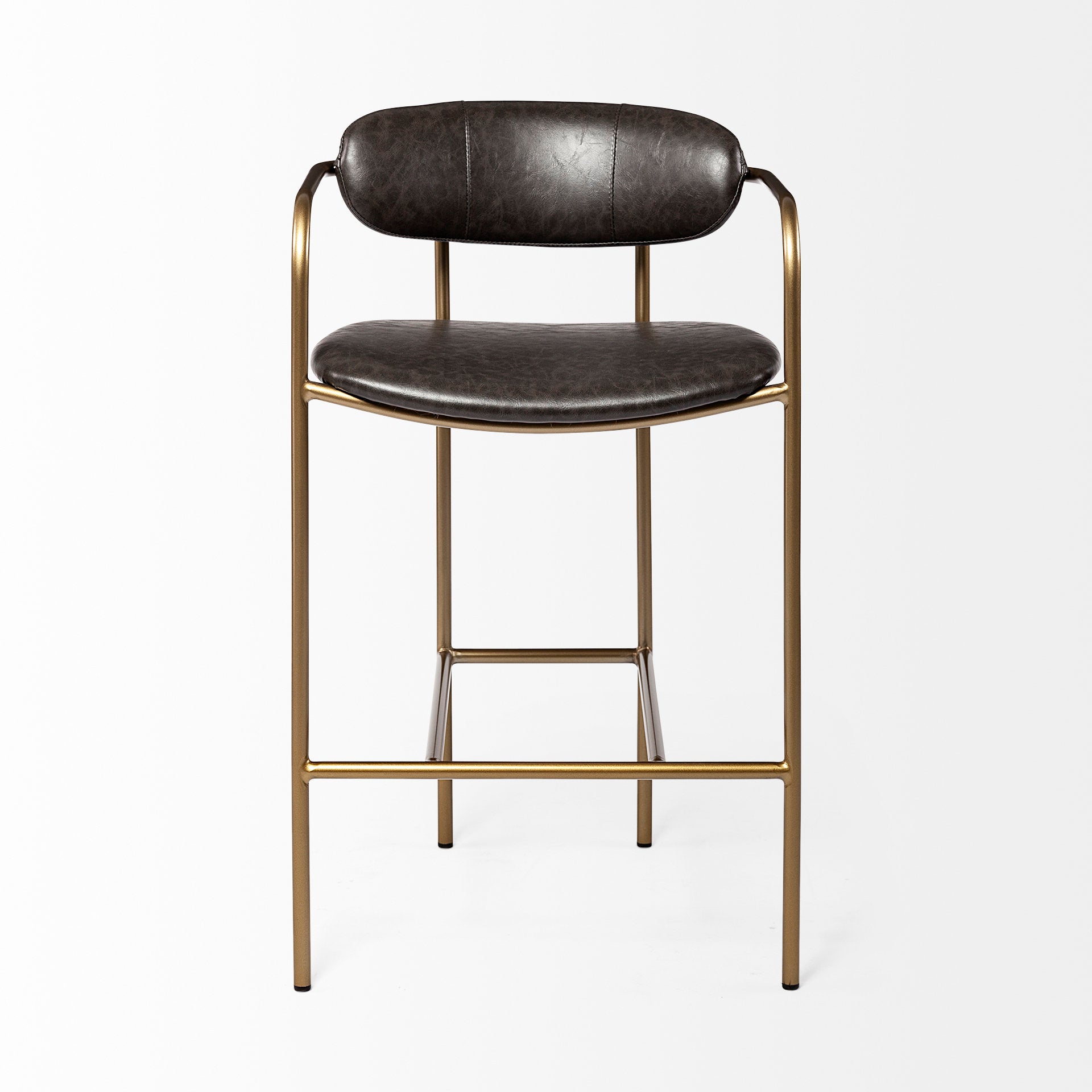 Parker Leather Seat Bar Counter Stool Mercana Mer 70780 5